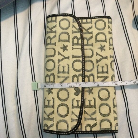 Dooney & Bourke Wallet Trifold Wallet Women's Wallet Vintage Cream & Black NEW! - Picture 7 of 9